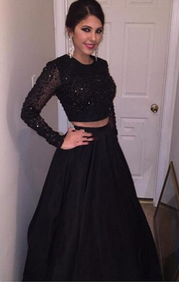 Long Sleeve Black Evening Dress With Long Tail, Minimalist Black Dress,  Backless Simple Evening Gown , Prom Dress, Ball Gown, Designer Dress - Etsy